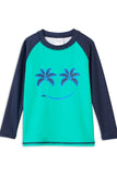 Milky - Boys - Green Panel Rash Vest