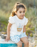 Bebe - BONNIE ORGANIC FLOWER TEE