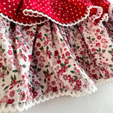 Love Henry - Baby Girls Frilly Pilcher Skirt - Festive Floral