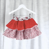Love Henry - Girls Frilly Skirt - Festive Floral