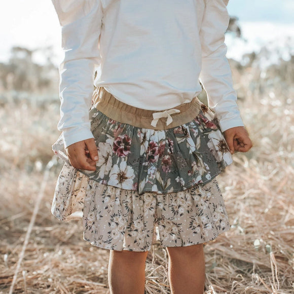 Love Henry - Girls Frilly Skirt - Prairie Nights