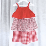 Love Henry - Girls Sadie Dress - Festive Floral