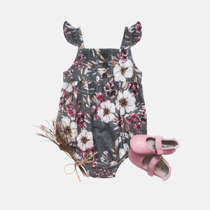 Love Henry - Baby Girls Freya Playsuit - Midnight Floral