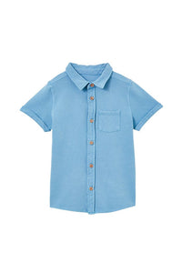 Milky - Blue Pique Shirt