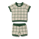 Wilson & Frenchy - Lagoon Organic Knitted Check Set