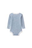 Milky - Boys Blue Stripe Bubbysuit