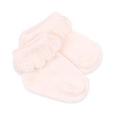 Minihaha - PALE PINK DROP NEEDLE SOCKS