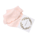 Minihaha - PALE PINK DROP NEEDLE SOCKS