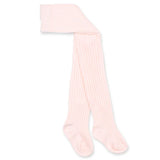 Minihaha - PALE PINK PLAIN RIB TIGHTS