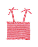 Fox & Finch - SUNDAE GINGHAM SHIRRED TOP