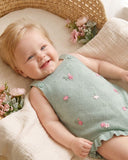 Bebe - CHELSEA ORGANIC HAND EMB. KNIT BODYSUIT