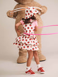Huxbaby - Strawberry Tiered Pinafore