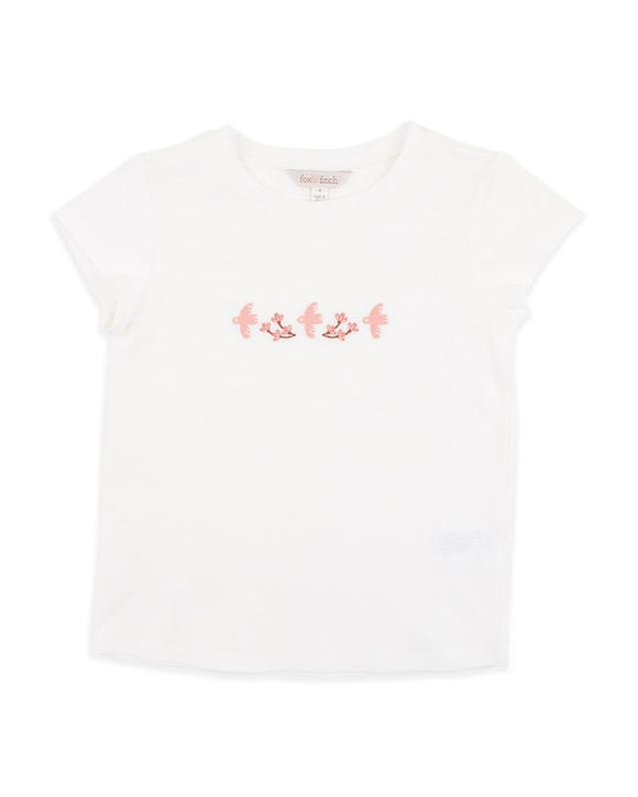 Fox & Finch - SONGBIRD EMBROIDERED TEE