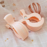 Snuggle Hunny - Pram Clip Pair - Peach