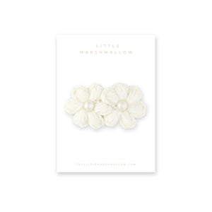Little Marshmallow - Dahlia - Pearl White
