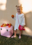 Acorn Kids - Pink Rainbow Straw Bag