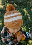 Acorn Kids - Retro Beanie Caramel & Cream