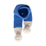 Acorn Kids - Retro Scarf Blue & Cream