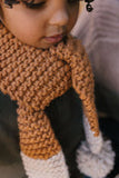acorn Kids - Retro Scarf Caramel & Cream