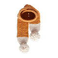 acorn Kids - Retro Scarf Caramel & Cream