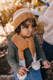 acorn Kids - Retro Scarf Caramel & Cream