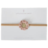 Little Blush Daisy - Headband | Crochet Sunflower