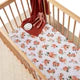 Snuggle Hunny - Fitted Jersey Cot Sheet - Rosebud