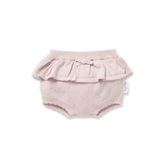 Aster & Oak - Rose Blush Knit Bloomers