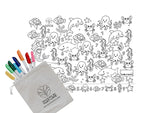Nourish By Nature - Silicone Colouring Mat - Seek N Spot Under the Sea