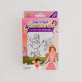 Nourish By Nature - Silicone Seek N Spot Colouring Mat- Princesses and Fairies