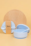 kiin - Silicone Suction Bowl with lid + Spoon Set