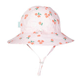 Acorn Kids - Striped Posy Wide Brim Sunhat