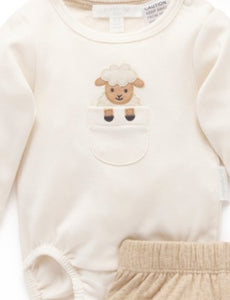 Purebaby - 3 Piece Gift Set - Mushroom Melange