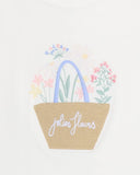 Bebe - BONNIE ORGANIC FLOWER TEE