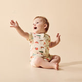 Wilson & Frenchy - Deck the Halls Organic Rib Boyleg Zipsuit
