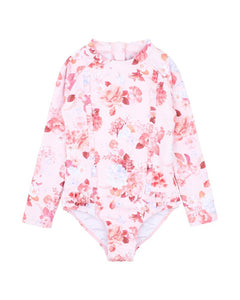 MiniHaha - Pheobe Print LS Sunsuit 3-10yrs