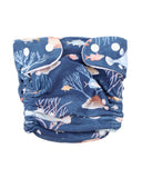 Minihaha - AIDEN PRINT AQUA NAPPY