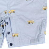 Korango - Embroidered Truck Chambray Overall Light