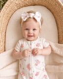 Bebe - CHELSEA ORGANIC SS ZIP ROMPER
