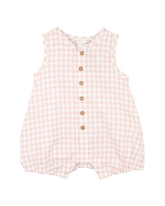 Bebe - Morgan Gingham Romper