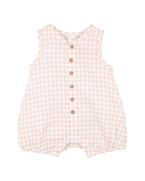 Bebe - Morgan Gingham Romper