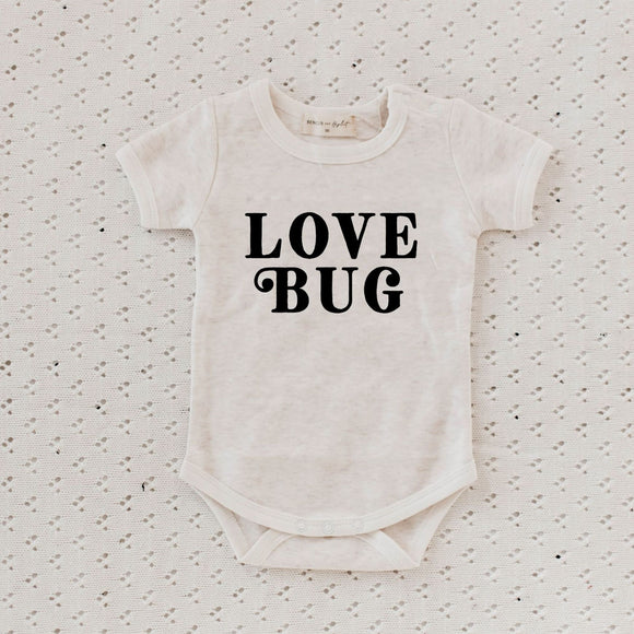 Bencer & Hazelnut Love Bug Bodysuit - Oatmeal