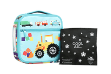 Spencil - Little Cooler Lunch Bag + Chill Pack - Transport Town