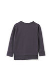 Milky - Charcoal Garment Dyed Sweat