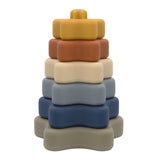 Playground - Silicone Star Stacking Tower - Multi