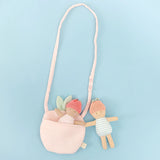 Albetta - Towelling Apple Bag with Baby