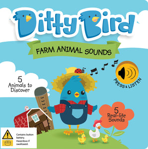 Ditty Bird - Farm Animal Sound Book