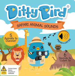 Ditty Bird - Safari Animal Sound Book