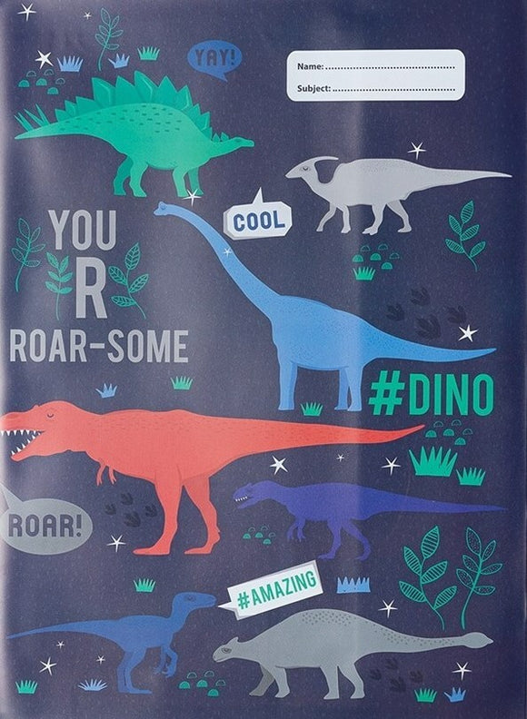 Spencil - A4 Book Cover - Dino Roar l