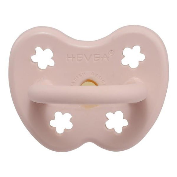 Hevea -Colour Pacifier - Orthodontic - Powder Pink- size 0-3 months